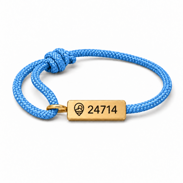 Compass Bracelet - Gold/Blue