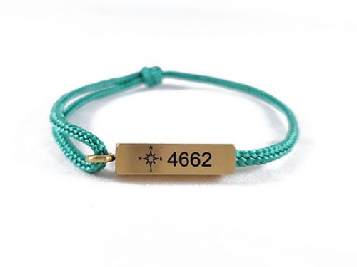 Compass Bracelet in Gold/Clover